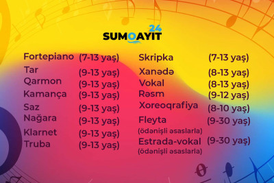 Bülbül adına Uşaq incəsənət məktəbi şagird qəbulu elan edib