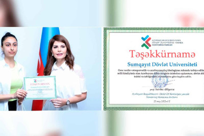 Tələbəmiz hekayə və esse müsabiqəsində uğurla çıxış edib