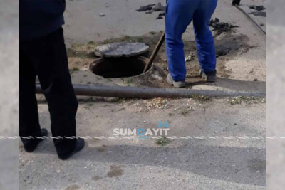 Kanalizasiya xətlərinin təmizlənməsi davam edir