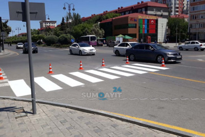 Sumqayıtda “zebra”lar yenilənir