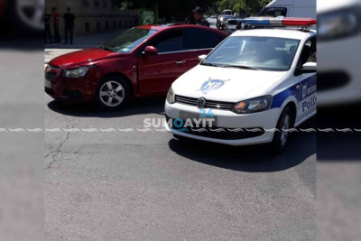 Mühafizə Polisinin avtomobili ilə “Chevrolet” toqquşub