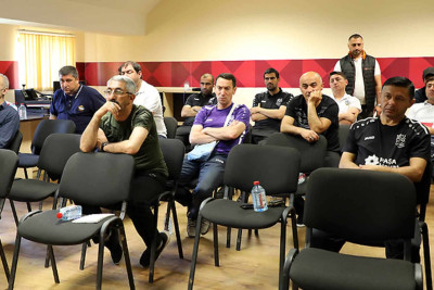 Sumqayıtda futbol ilə bağlı treninq baş tutub