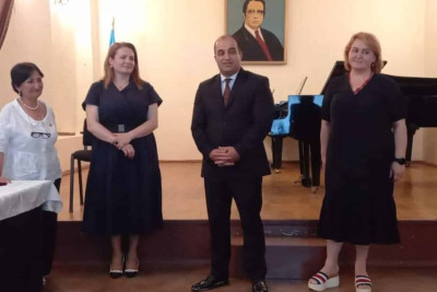 Uşaq Musiqi Məktəbində tədbir baş tutub