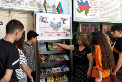 “Ordumuz qürurumuzdur” adlı kitab sərgisi keçirilib