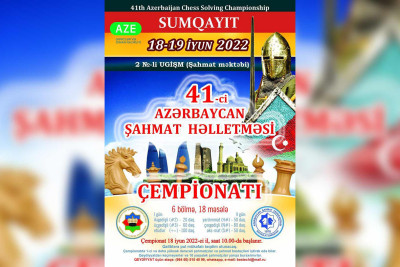Uzun fasilədən sonra şahmat həlletməsi üzrə ölkə çempionatı keçiriləcək