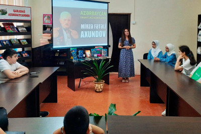 Mirzə Fətəli Axundzadənin anadan olmasının yubileyi münasibətilə tədbir keçirilib