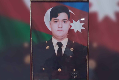 Şəhid Abdulla Əhmədov ölümündən sonra medal ilə təltif edilib