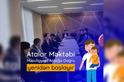Gənc atalar və ata olmağa hazırlaşan şəxslər üçün layihə həyata keçirilir