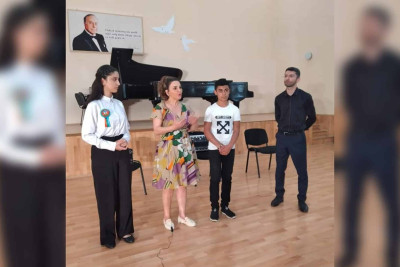 Uşaq İncəsənət Məktəbində ustad dərsi keçirilib