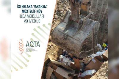 “Camal LTD” MMC-nin 2 tondan çox məhsulu utilizasiya edilib