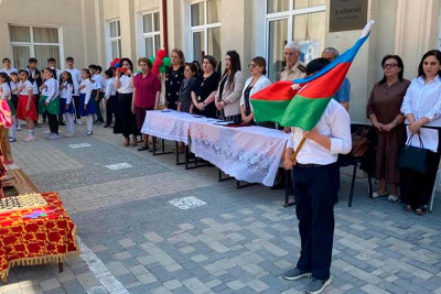 Şagirdlər "Əziz Şuşa, sən azadsan" adlı tədbirdə iştirak ediblər