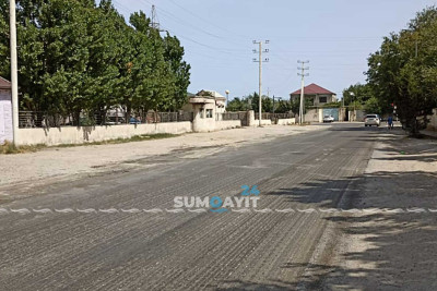 İnşaatçılar küçəsi təmir olunur