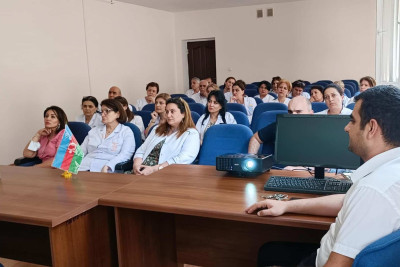 Uşaq xəstəxanasında elmi seminar baş tutub