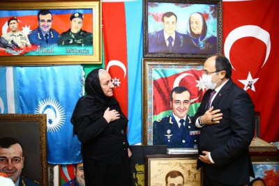 Türkiyə səfiri Milli Qəhrəman Polad Həşimovla bağlı paylaşım edib