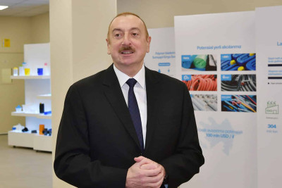 Prezident İlham Əliyev Sumqayıta səfər edib