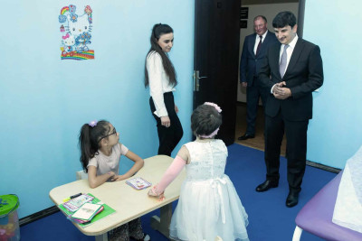 Sağlamlıq imkanları məhdud uşaqlar üçün yeni loqoped kabineti fəaliyyətə başlayıb