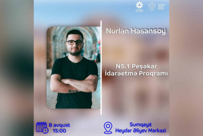 Sumqayıtda gənclər peşəkar təlimçi tərəfindən təşkil olunan seminara qatıla bilərlər