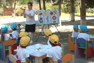 43 nömrəli bağçada yay məşğələləri davam edir