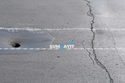 “Saray körpüsü”ndə sürücülər üçün təhlükə yaranıb