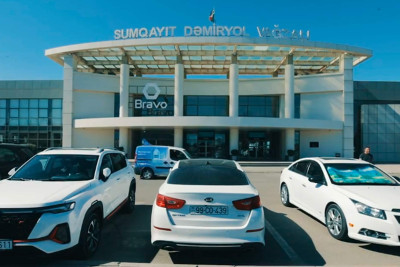 Sumqayıt dəmiryol vağzalında parklanma ödənişli oldu
