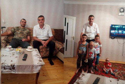 Vətən müharibəsi qazisi ziyarət edilib
