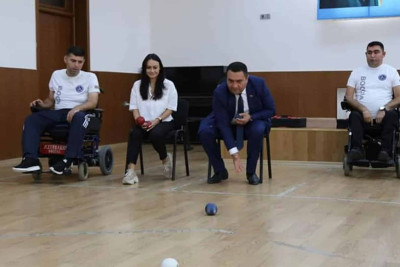 Boccia İdman Federasiyasının atletləri ilə görüş keçirilib