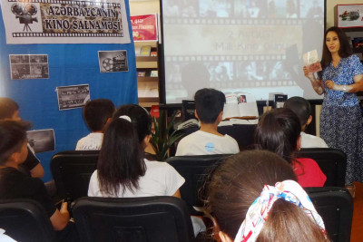 Mərkəzi Uşaq Kitabxanasında “Azərbaycanın kino salnaməsi” adlı tədbir baş tutub