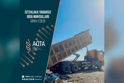 4 tondan artıq süd məhsullarının xammal və qatqıları utlizasiya edilib