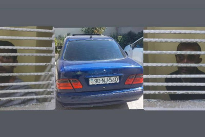 Sumqayıtda oğurlanan avtomobil Bakıda tapılıb