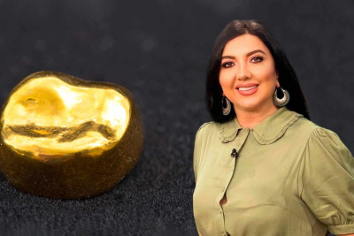 Şair Nazilə Səfərli çimərlikdə 500 manatlıq qızıl diş tapıb