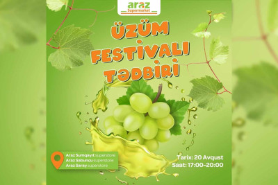 Həftəsonu "Üzüm" festivalı təşkil olunacaq