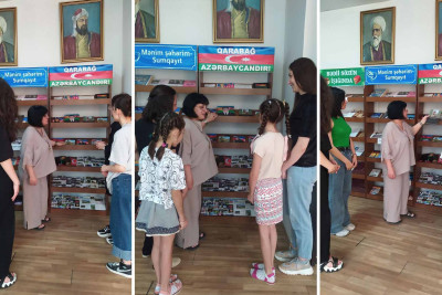 Hərbi vətənpərvərlik mövzusunda məlumat saatı baş tutub