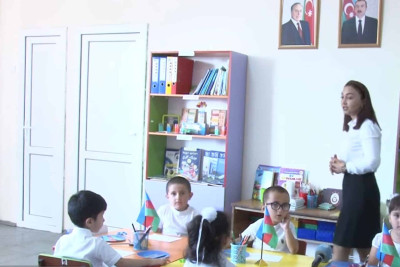 135 uşağın təlim - tərbiyə aldığı bağçada yay məşğələsi keçirilir
