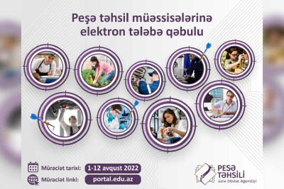 Sumqayıt Peşə Təhsil Mərkəzi tələbə qəbuluna start verib