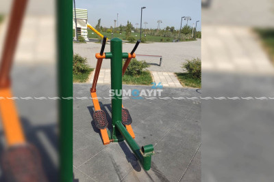 Yeni “ASAN xidmət”in önündəki idman qurğuları artıq “sökülür”
