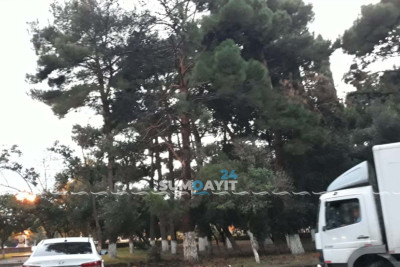 Sumqayıt Dövlət Dram Teatrının yanında yanğın olub