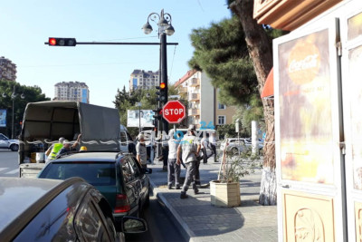 Heydər Əliyev prospektində yol nişanlarının yerləri dəyişdirilib