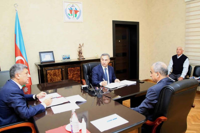 Sumqayıt Apellyasiya Məhkəməsinin sədri Xaçmazda qəbul və müşavirə keçirib