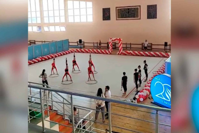 Sumqayıtda bədii gimnastika üzrə yığmamızın çıxışları baş tutub