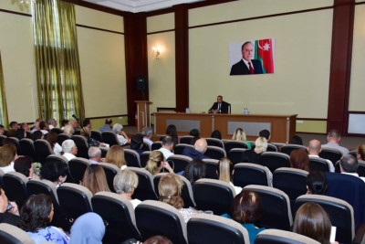 Sumqayıt Regional Mədəniyyət İdarəsinin rəisi müəssisə rəhbərləri ilə görüşüb