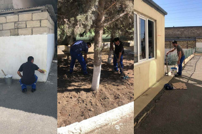 Sumqayıtda təmizlik aksiyası keçirilib