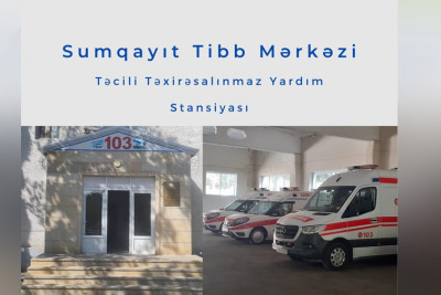 Təcili tibbi yardım stansiyasına edilən müraciətlərin sayı bəlli olub