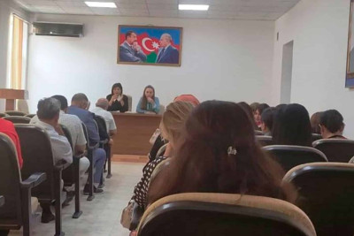 Sumqayıt Tibb Mərkəzi: şəhid ailələri və qazilərlə görülən işlər müzakirə olunub