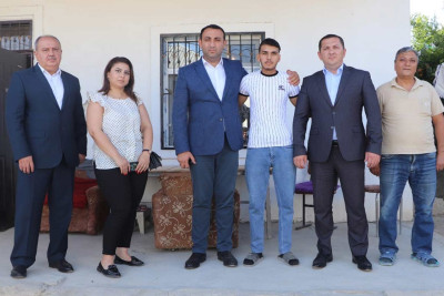 İdman ictimaiyyəti nümayəndələri qazini ziyarət ediblər