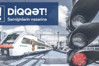 Sürət qatarlarının şənbə və bazar qrafiki açıqlanıb