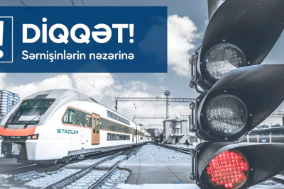 Bakı-Sumqayıt qatarlarının hərəkət qrafiki müvəqqəti dəyişdirilir