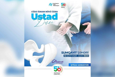 “Göyərçin” parkında peşəkar məşqçilər tərəfindən cüdo üzrə ustad dərsi təşkil olunacaq
