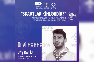 Gənclər Evində “Skautlar kimlərdir?” adlı interaktiv seminar keçiriləcək