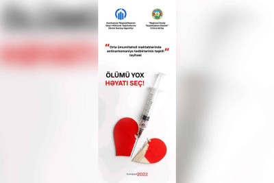 Şagirdlərə narkotik istifadəsinin ağır fəsadları haqda məlumat veriləcək