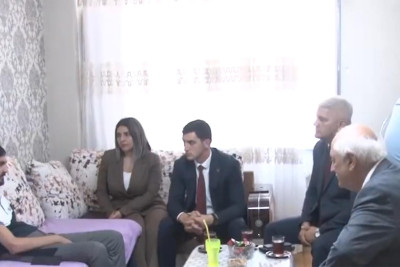 Sumqayıtda qazi Rəvan Əzizov ziyarət edilib